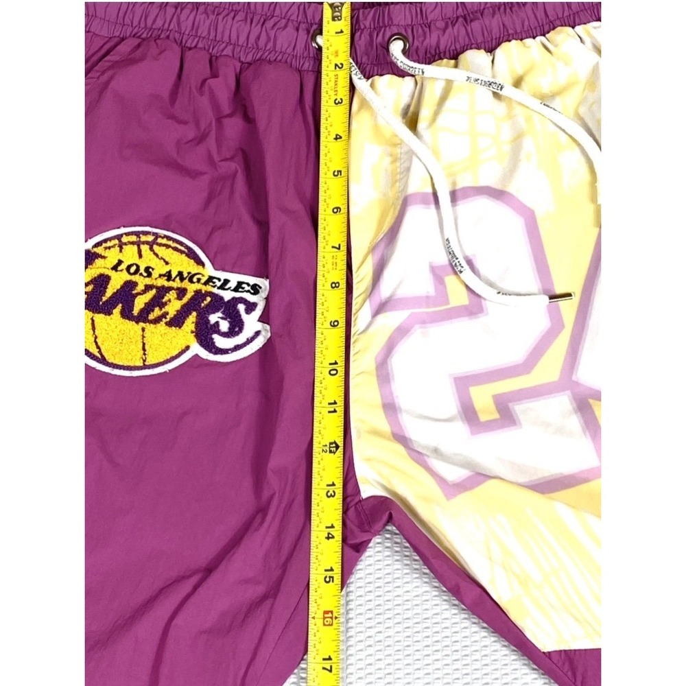 Los Angeles Lakers Pants Womens Medium Purple Yellow NBA Basketball #24 Lakers‎ - Picture 8 of 10
